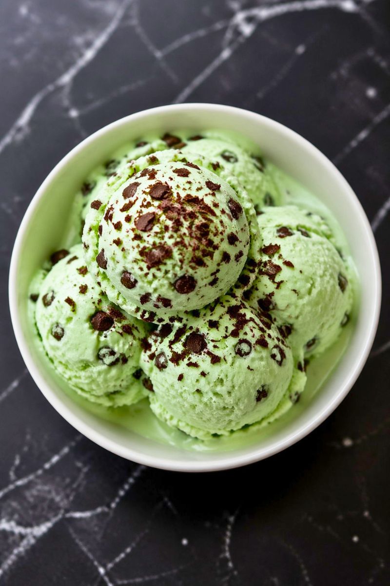 Ninja Creami Mint Chocolate Chip Protein Ice Cream Recipe