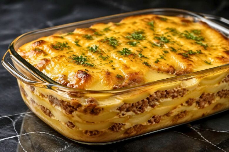 Crockpot Hamburger Potato Casserole Recipe