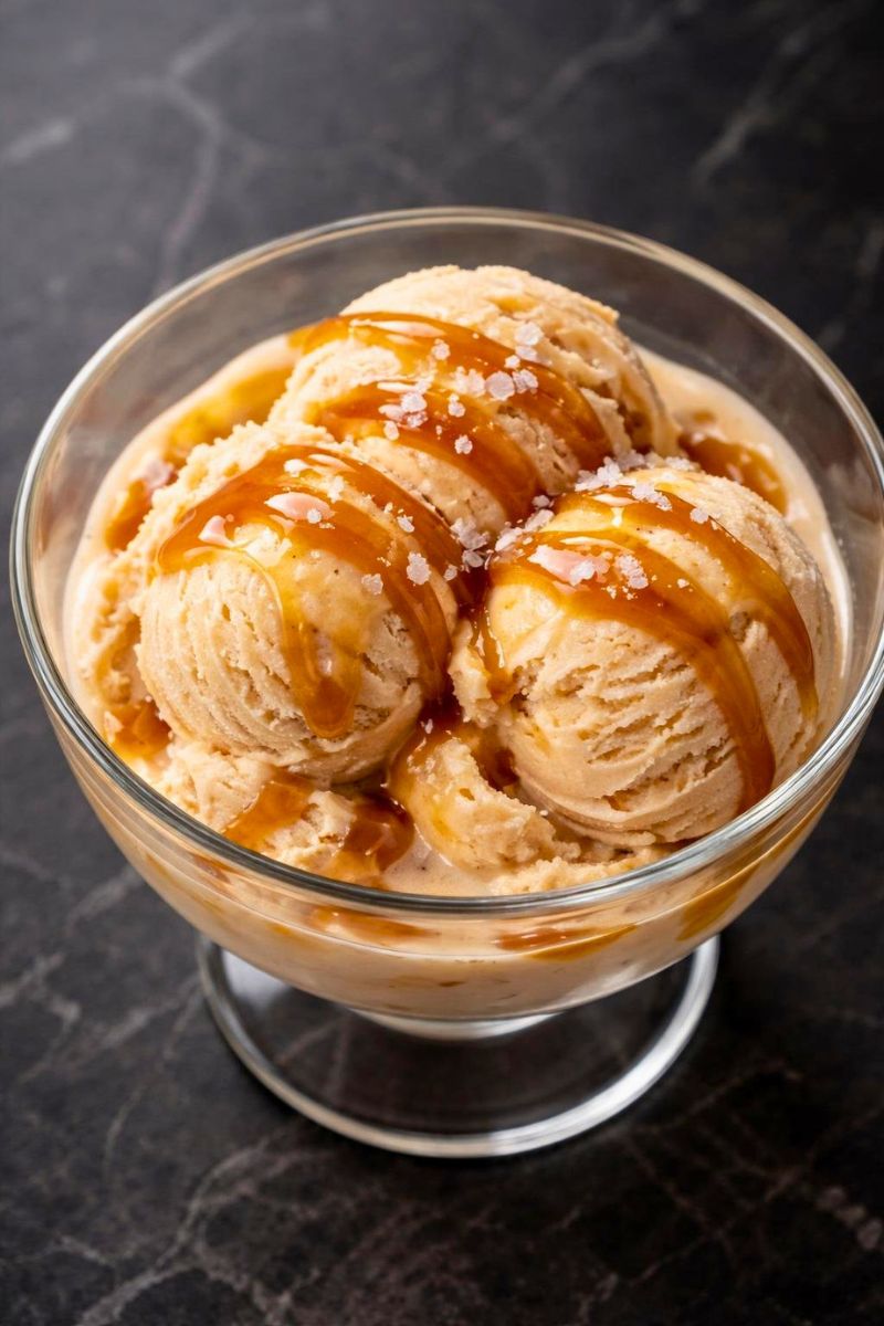 Ninja Creami Creamy Salted Caramel Ice Cream Recipe