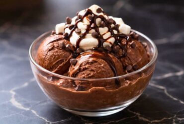 Ninja Creami Frozen Hot Chocolate Ice Cream Recipe