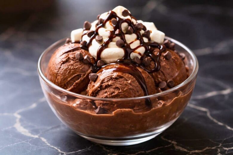 Ninja Creami Frozen Hot Chocolate Ice Cream Recipe