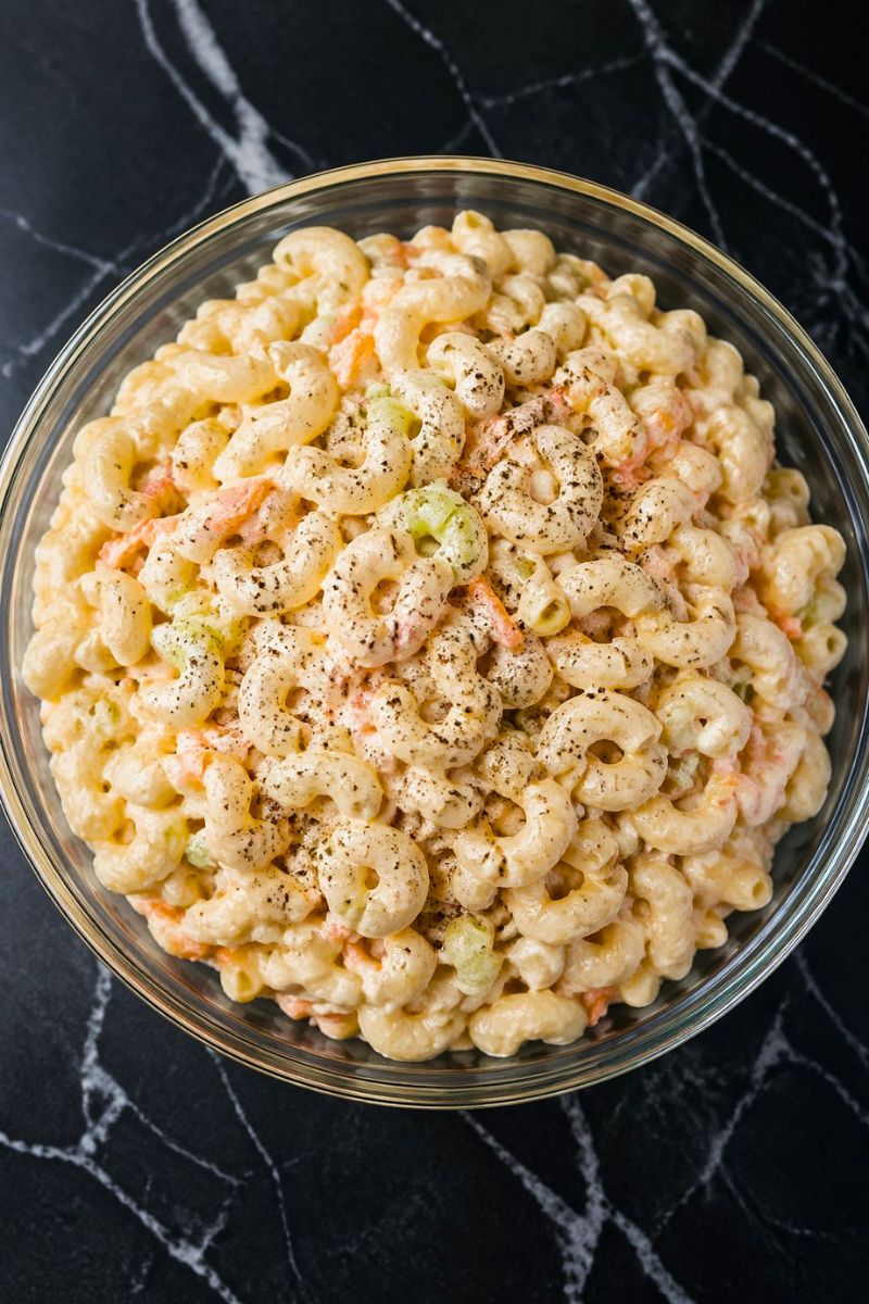 Ono Hawaiian BBQ Macaroni Salad Recipe