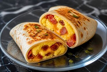 Bacon Egg and Cheese Burritos Recipe