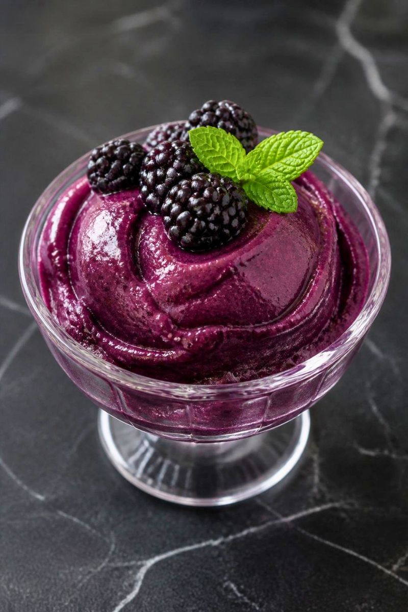 Blackberry Sorbet in the Ninja Creami Recipe