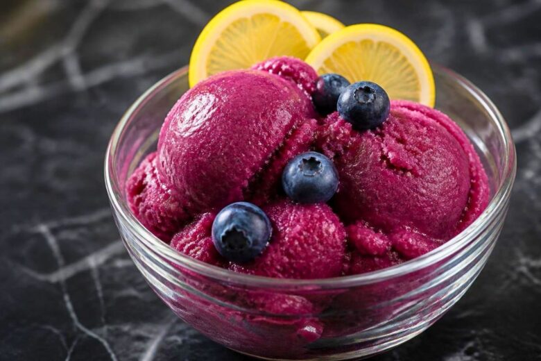 Ninja Creami Blueberry Lemon Sorbet Recipe