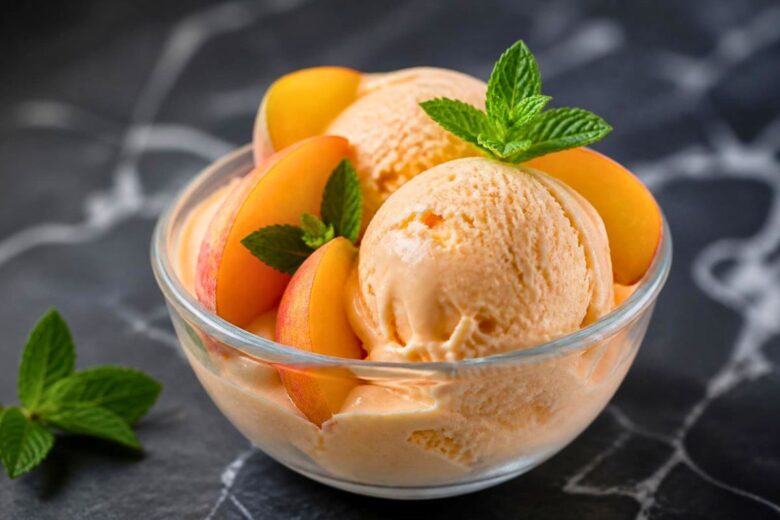 Ninja Creami Peach Ice Cream Recipe