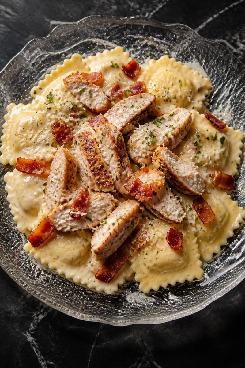 Olive Garden Ravioli Carbonara Recipe